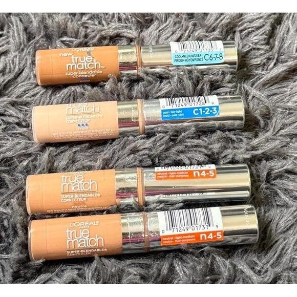 L'Oreal Other - NWT L'Oreal Paris True Match Concealer 0.17 floz Asst Shades Super-Blendable 4pk